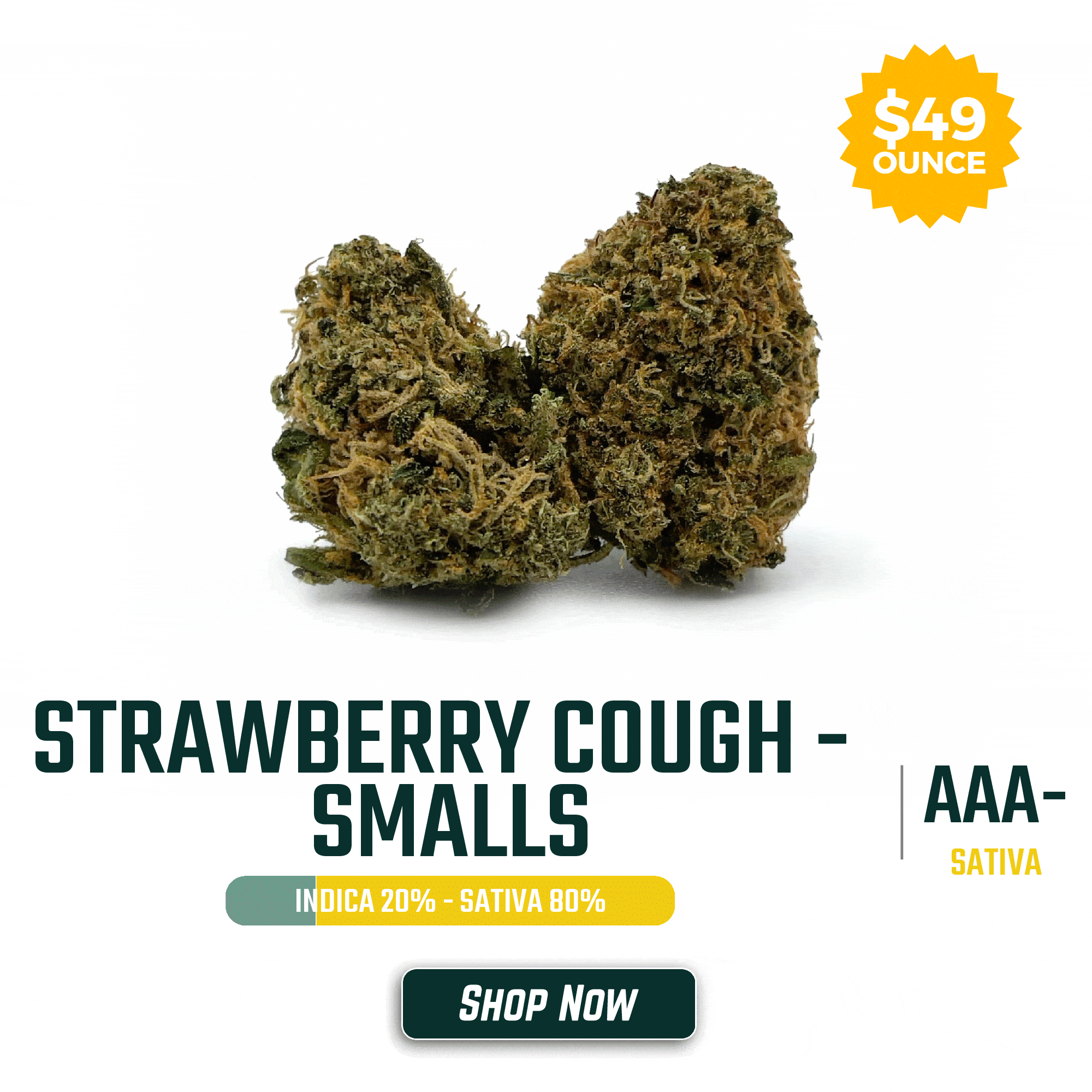Mcflurry Smalls + Strawberry Cough Smalls For /oz – Feb 20th