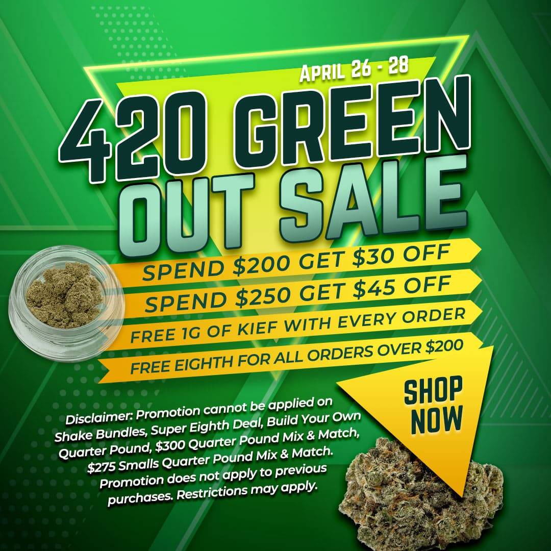 4/20 Green Out Sale