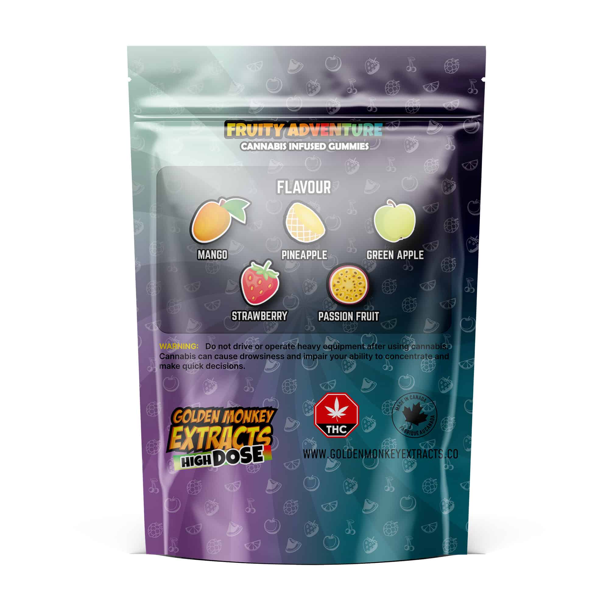 Golden Monkey Extracts - 1500MG - High Dose Gummy