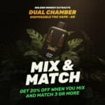 Golden Monkey Extracts Dual Chamber Disposable Vape Mix & Match